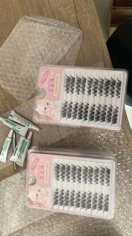 DIY LASHES AT HOME , long lasting,