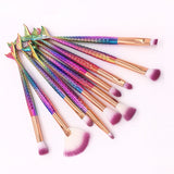 Mermaid Makeup Brush soft brush with fashion handle