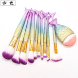 Mermaid Makeup Brush soft brush with fashion handle