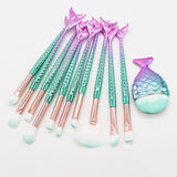 Mermaid Makeup Brush soft brush with fashion handle