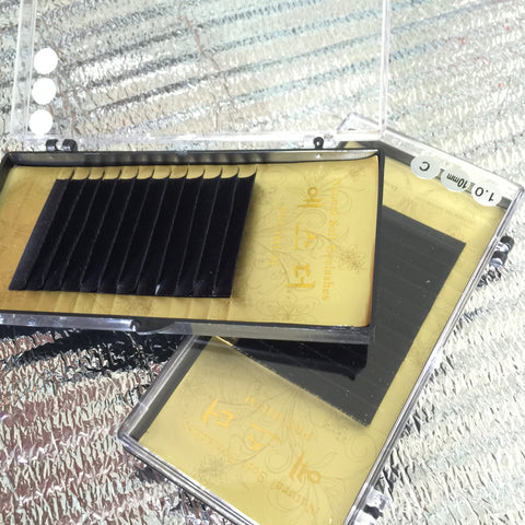 Individual Eyelash Extension , eyelash bottom 0.10 C curl 0.10 D 0.12 C , 0.12D