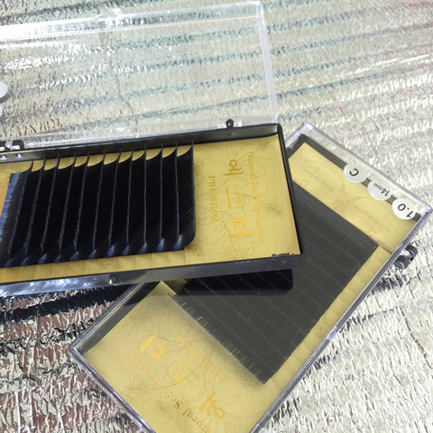 Individual Eyelash Extension , eyelash bottom 0.10 C curl 0.10 D 0.12 C , 0.12D