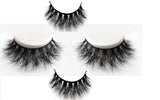 3D MINK EYELASHES 40pair/lot Free Shipping Mixed Different Styles