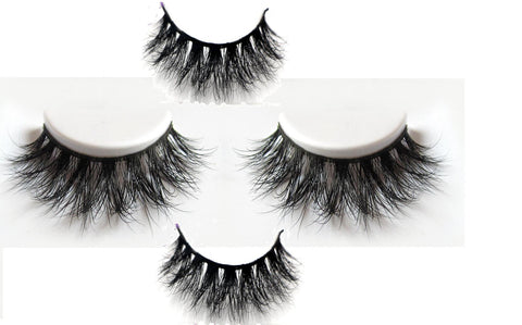 3D MINK EYELASHES 40pair/lot Free Shipping Mixed Different Styles