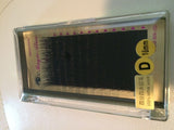 Individual Natural Mink Eyelash Extension , 100% real mink  D curl