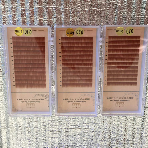 Eyebrown Extension , eyebrows , Light brown