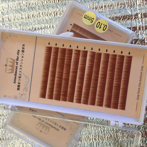 Eyebrown Extension , eyebrows , Light brown