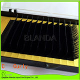 Individual Eyelash Extension , 0.20 C curl,12row/tray, Mix length