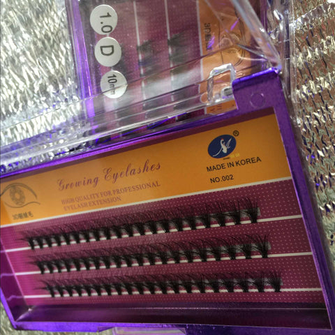 Individual Eyelashes Extension , 3D double mink eyelashes ,D curl