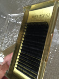 Individual Natural Mink Eyelash Extension , 100% mink  D curl, 16row/tray, mix length