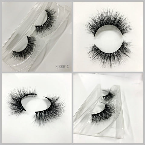 3D MINK EYELASHES  D0061X
