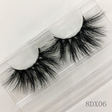 25mm 8D MINK EYELASHES 8DX06