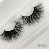 25mm 8D MINK EYELASHES 8DX12