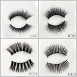 Faux Mink Eyelash 20pair/lot Free Shipping Mixed Different Styles