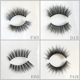 Faux Mink Eyelash 50pair/lot Free Shipping Mixed Different Styles