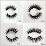 Faux Mink Eyelash 50pair/lot Free Shipping Mixed Different Styles