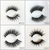 Faux Mink Eyelash 20pair/lot Free Shipping Mixed Different Styles