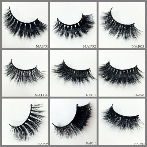 Mink Lashes ,300pair/lot Free Shipping Mixed Different Styles