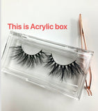 HIGH QUALITY ACRYLIC BOX, NICE ACRYLIC BOX FOR MINK LASH, customize your logo packaging box