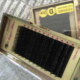 Individual Natural Mink Eyelash Extension , 100% real mink  D curl