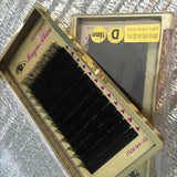 Individual Natural Mink Eyelash Extension , 100% real mink  D curl
